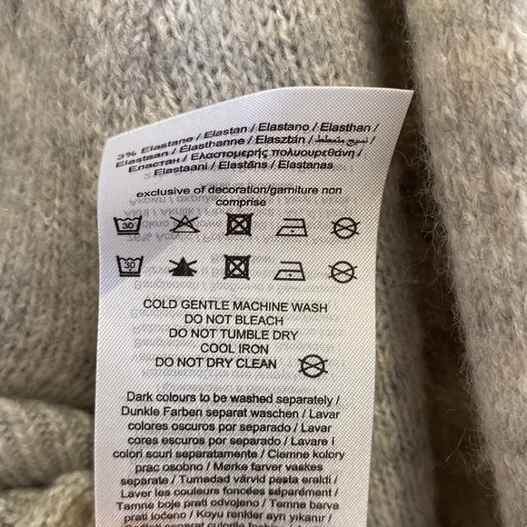 NWT Vero Moda Light Grey Riley Pullover - Picture 7 of 12